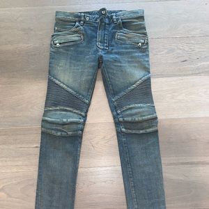 Balmain moto Jean
